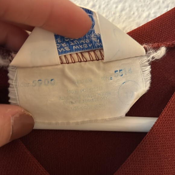 Vintage Sears open side sweater size is missing fits like a medium - Picture 5 of 6